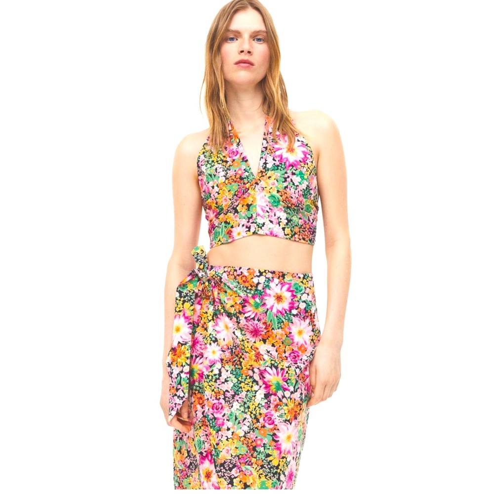 H&M Two Piece Set. Flower Garden XXL